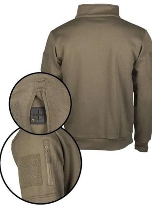 Кофта тактическая olive mil-tec tactical sweatshirt 11472512-хl6 фото