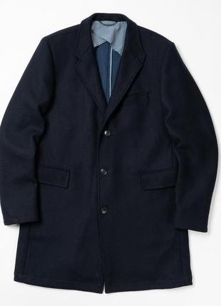 Strellson uptown navy coat чоловіче пальто