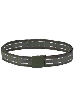 Ремень брючный mil-tec laser cut belt оливковый 130 см (13121801)5 фото