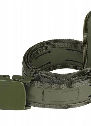 Брючний ремінь mil-tec laser cut belt оливковий 130 см (13121801)1 фото