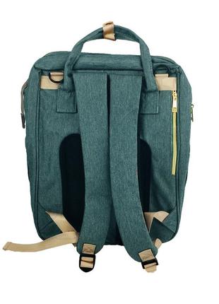 Рюкзак-манеж водоотталкивающий  70х32 см зеленый2 фото