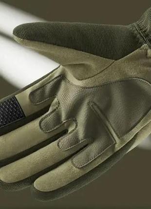 Зимние тактические перчатки, олива, теплые на флисе d3-pmr-prct-l5 фото