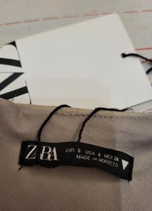 Шкіряна сукня zara/коротке плаття з еко-шкіри4 фото