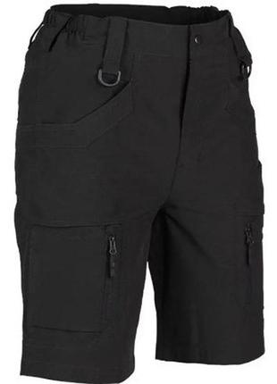 Тактичні шорти elastic assault shorts black mil-tec розмір l (11404802)