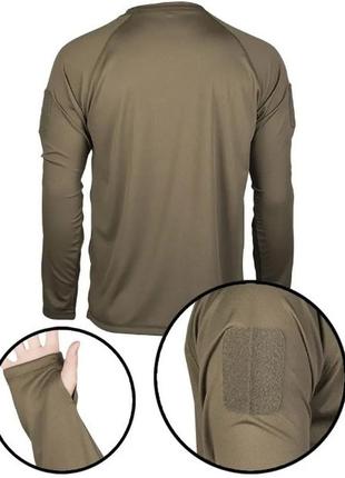Термоактивная тактическая рубашка mil-tec tactical d/r olive 11082001-l2 фото