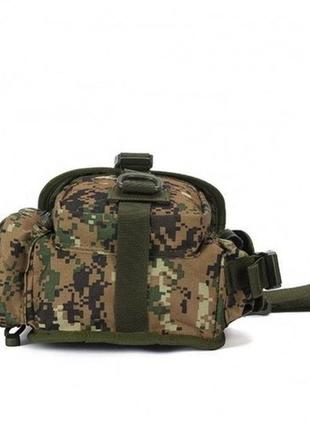 Тактическая сумка на бедро, на ногу, мужская, армейская темный пиксель d3-0005-b22 фото