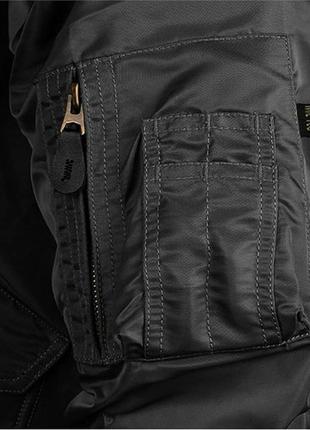 Тактическая куртка бомбер mil-tec cwu black размер 3xl 104045026 фото