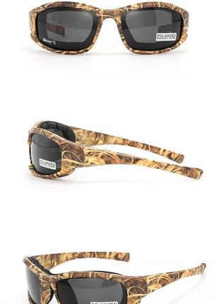 Защитные тактические армейские спортивные очки daisy x7 хамелеон -4 сменных линзы + чехол5 фото