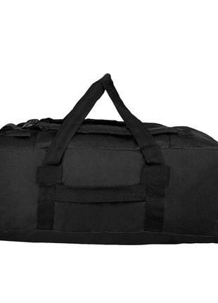 Сумка-рюкзак армійський mil-tec 13845002 combat duffle bag 75 l black3 фото