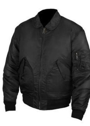 Тактическая куртка бомбер mil-tec us basic cwu flight jacket черный m 10404502