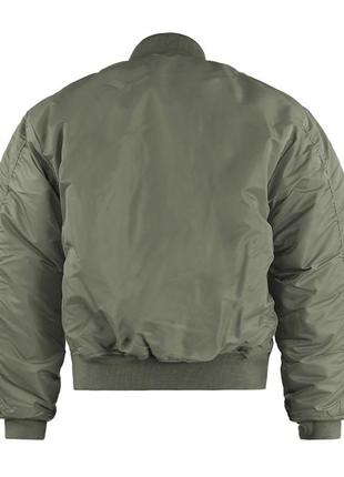 Тактическая куртка бомбер mil-tec ma-1 flyers basic оливковая 10402001-3xl2 фото