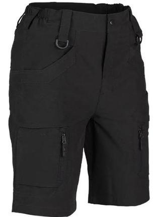 Шорти тактичні mil-tec sturm elastic assault shorts black розмір m (11404802)