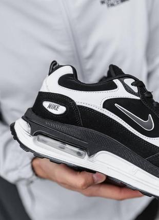 Демисезонные чёрные кроссовки nike air max демісезонні чорні кросівки nike air max5 фото