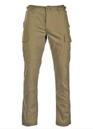 Тактические брюки mil-tec teesar ripstop bdu slim fit хаки 11853104-м