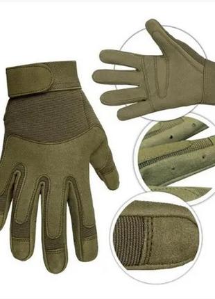 Рукавиці тактичні army gloves olive 12521001-m