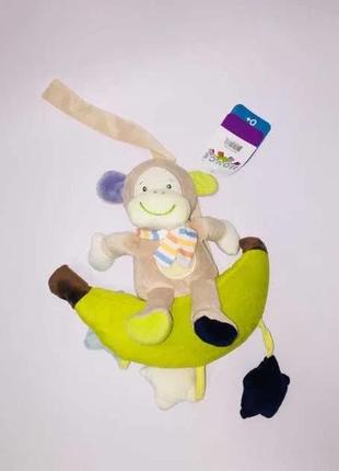 Детская подвеска обезьяна на банане,11d