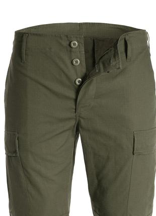 Армейские брюки mil-tec teesar ripstop bdu slim fit olive 118531012 фото