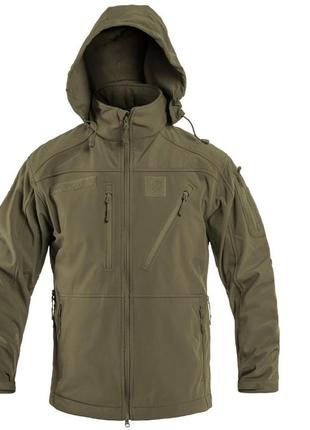 Тактична куртка mil-tec softshell jacket scu olive 10864012 - s1 фото