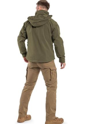 Тактична куртка mil-tec softshell jacket scu olive 10864012 - m6 фото