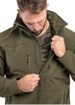 Тактична куртка mil-tec softshell jacket scu olive 10864012 - m5 фото