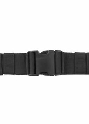 Ремень армейский mil-tec army belt с пряжкой черный (13315502) размер l черный-120 см6 фото