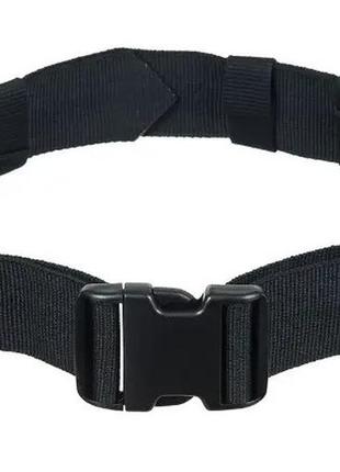 Ремень армейский mil-tec army belt с пряжкой черный (13315502) размер l черный-120 см1 фото