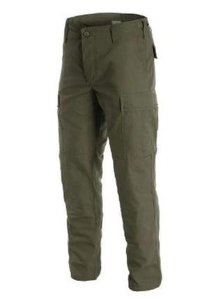 Тактические брюки mil-tec teesar ripstop bdu slim fit olive 11853101-s1 фото