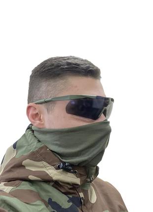 Защитные тактические солнцезащитные очки  .3 комплектов линз ess олива.толщина линз 3 мм !3 фото