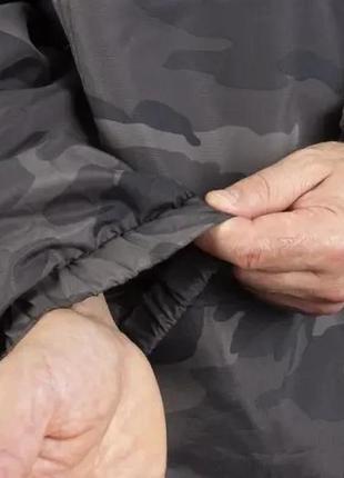 Анорак комбат зимовий mil-tec combat anorak winter black dark camo 10335080 -l10 фото