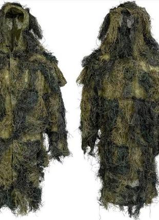 Маскировочный костюм кикимора ghillie mil-tec anti fire woodland 11961820-xl/xxl