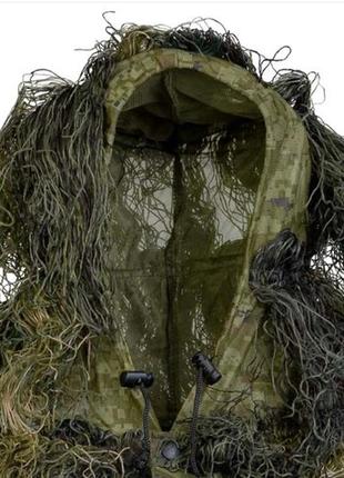 Маскировочный костюм кикимора ghillie mil-tec anti fire woodland 11961820-m/l8 фото