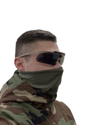 Защитные тактические солнцезащитные очки .3 комплектов линз ess койот.толщина линз 3 мм !3 фото