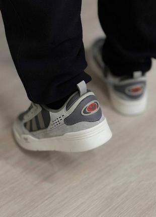 Чоловічі кросівки adidas adi2000 silver khaki orange3 фото