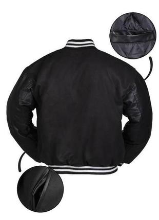 Куртка бомбер тактична black mil-tec ny 10370000 розмір 3xl2 фото
