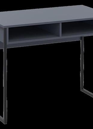 Комп'ютерний стіл письмовий барт 100 х 55 х 78,1 см графіт з полицею. столик письмовий...