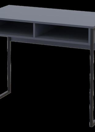 Комп'ютерний стіл письмовий барт 100 х 55 х 78,1 см графіт з полицею. столик письмовий...