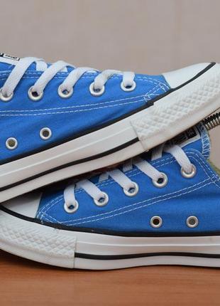 Голубые кеды, кроссовки converse all star, 36.5 размер. оригинал5 фото