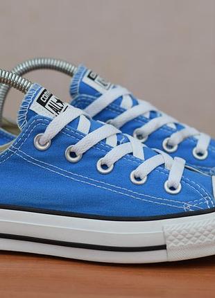 Блакитні кеди, кросівки converse all star, розмір 36.5. оригінал