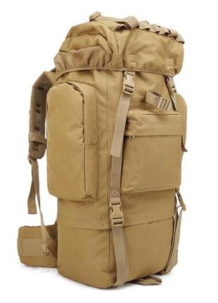 Тактический походный рюкзак d3-ggl-502 65л койот
