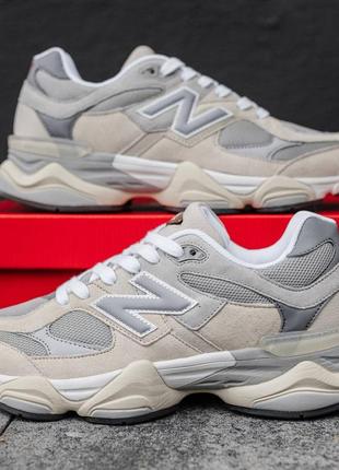 Демисезонные серые кроссовки new balance 9060 сірі демісезонні кросівки new balance 90602 фото