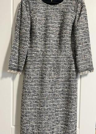 Сукня-футляр з кольорового твіду j.crew