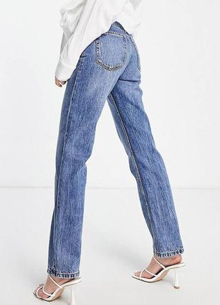 Стильні джинси bershka straight high waist5 фото