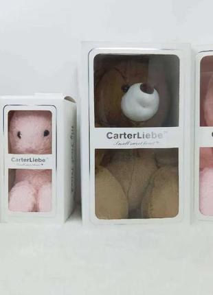 М'яка іграшка заєць, рожевий clty-04p.в подарунковій упаковці4 фото