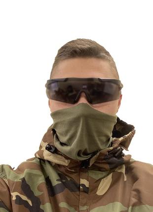 Защитные тактические армейские очки ess черные .3 комплектов линз.толщина линз 3 мм !2 фото