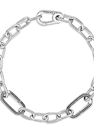 Срібний браслет срібло пандора pandora silver s925 ale met з біркою і пломбою 925 проба ме із ланок