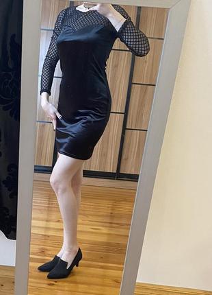 New look вечірнє оксамитове плаття чорного кольору в дуже хорошому стані.