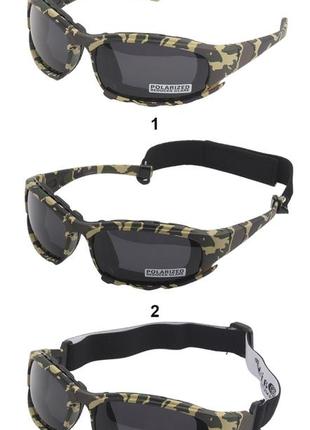 Защитные тактические солнцезащитные очки + 7комплектов линз daisy x7-x камуфляж толщина линз 2 мл-увеличинная5 фото