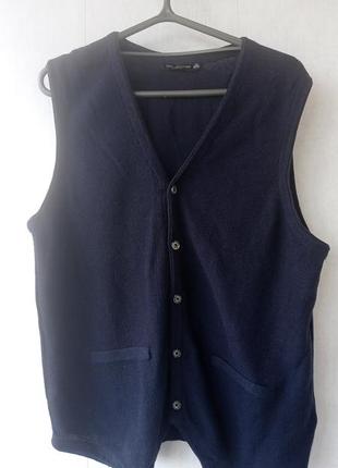 Жилет хлопок темно-синий royal class размер m 48-50
