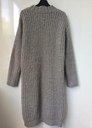 Тёплое вязаное платье twin tip,34/xs3 фото