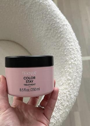 Маска для догляду за фарбованим волоссям exclusive teknia color stay treatment, 250 мл